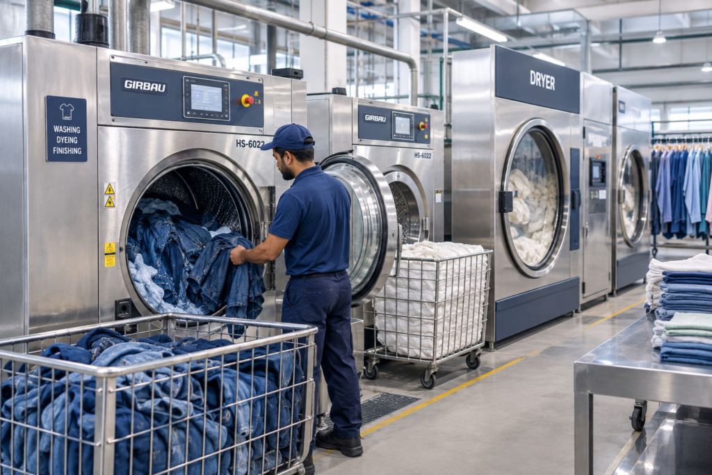 Washing, Dyeing & Finishing