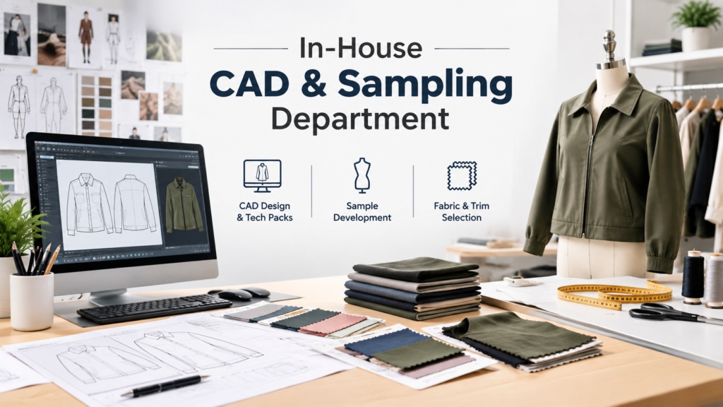 In-House CAD & Sampling Department